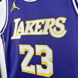 2026 Lakers JAMES #23 Purple NBA Jersey