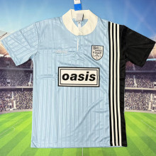 1996 AD x oasis x Bolt Makers Arms Blue Retro Fans Soccer Jersey