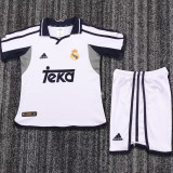 2000/2001 RM Home White Retro Kids Soccer Jersey