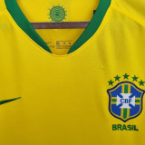 2018 Brazil Home Yellow Fans Soccer Jersey