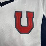 2003 Universidad de Chile Away White Retro Soccer Jersey