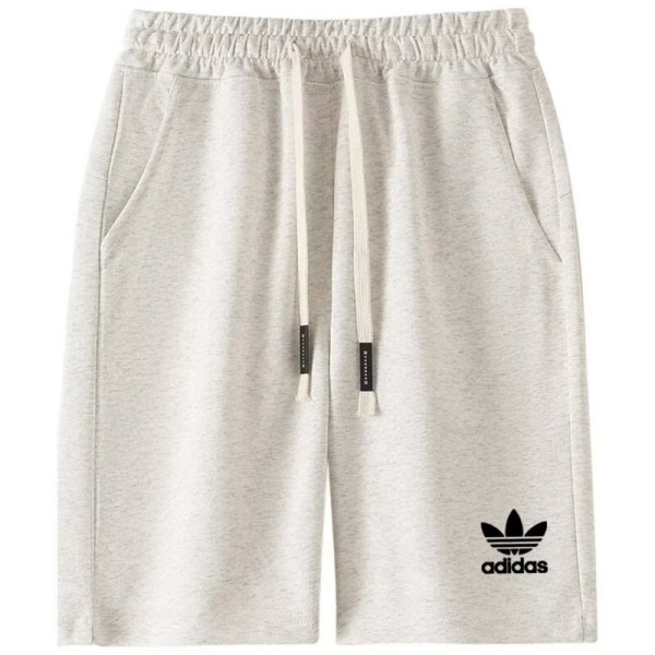 2025 AD Light Gray Pure Cotton Short Pants 花灰