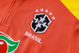 2026/27 Brazil Orange Sweater Tracksuit