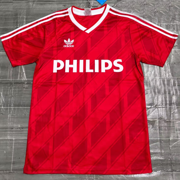 1987/88 PSV Home Red Retro Soccer Jersey