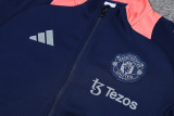 2025 M Utd Sapphire Blue Kids Jacket Tracksuit