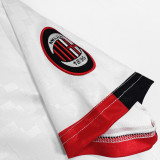 1996/97 AC Milan Away White Retro Soccer Jersey