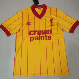 1981-1984 LFC Yellow Retro Soccer Jersey