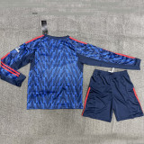 2025/26 ARS Away Blue Kids Long Sleeve Soccer Jersey  长袖童装