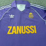 1984/85 RM Away Retro Long Sleeve Soccer Jersey