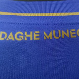 2025/26 Monaco Away Blue Player Version Soccer Jersey