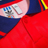 1994 Spain Home Red Retro Soccer Jersey