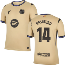 RASHFORD # 14 BA 1:1 Quality Away Fans Soccer Jersey 2025/26 (UCL Font 欧冠字体 有号下广告) ★★