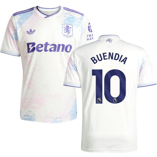BUENDIA #10 Aston Villa Third Fans Soccer Jersey 2025/26 (League Font 联赛字体 ) ★★