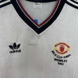 1983 M Utd FA CUP FINAL Long Sleeve Retro Soccer Jersey