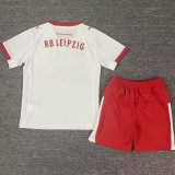 2025/26 RB L Home White Kids Soccer Jersey 莱比锡红牛