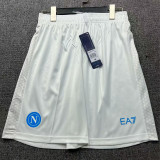 2025/26 Napoli  Home White Shorts Pants 蓝标白色
