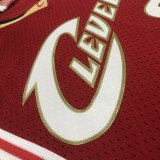 2003/04 Cleveland JAMES #23 Retro Red NBA Jerseys热压