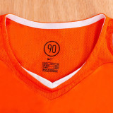 2004 NL Home Orange Retro Soccer Jersey