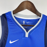 Mavericks DOECIC #77 Blue  Kids NBA Jersey 热压