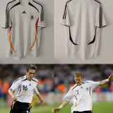 2006 Germany Home White Retro Soccer Jersey