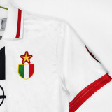 1996/97 AC Milan Away White Retro Soccer Jersey