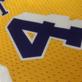 Lakers BRYANT #24 Retro Yellow NBA Girl Jersey