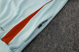 2025/26 Spain Light Green Hoody Thickened Fluff Zipper Jacket Tracksuit