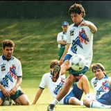 1994 Italy White Retro Training Jersey