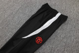2024/25 M Utd Black Sweater Tracksuit
