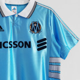 1998/1999 Marseille Away Blue Retro Soccer Jersey