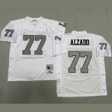 ALZADO #77 Men's Las Vegas Raiders Retro NFL Jersey 突袭者