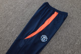 2025 M Utd Orange Kids Jacket Tracksuit