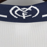2000/01 RM Home White Retro Long Sleeve Soccer Jersey