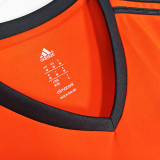 2013/14 RM Thrid Orange Retro Long Sleeve Soccer Jersey
