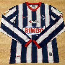 2009/2010 Monterrey Home Retro Long Sleeve Soccer Jersey 2星