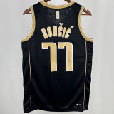 2025 Mavericks  Dončić #77  Black Honor Edition NBA Jerseys
