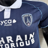 2025/26 Paris FC Home Blue Player Version Soccer Jersey