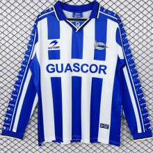 1998/1999 Alaves Home Retro Long Sleeve Soccer Jersey