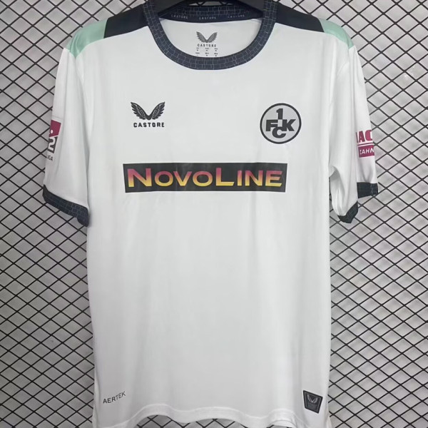 2025/26 Kaiserslautern Away White Fans Soccer Jersey 凯泽斯劳滕