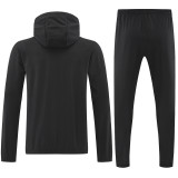 2026 In Milan Black Windbreaker Jacket  （A Set）