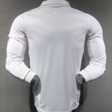 2011/12 RM Home Retro Long Sleeve Player Version Soccer Jersey 球员版