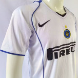 2004/05 In Milan Away White Retro Soccer Jersey