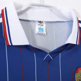 1982 France Home Blue Retro Soccer Jersey