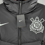 2022/23 Corinthians Black Cotton Jacket 白色标