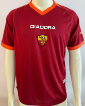 2006/2007 Roma Home Red Retro Soccer Jersey