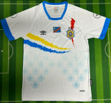 2025 Congo DR Away White Fans Soccer Jersey 民主刚果