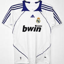 2007/08 RM White Home Retro Soccer Jersey