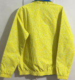 2024/25 Brazil Yellow And Blue Reversible Windbreaker 双面