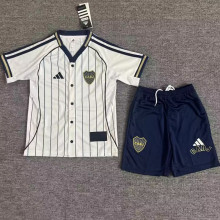 2025/26 Boca White Baseball Kids T-Shirt