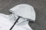2024/25 Al Nassr  White Kids Hoody Zipper Jacket Tracksuit